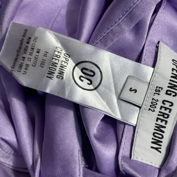 OPENING CEREMONY 100% SILK REVERSIBLE "FAIRYTALE TO STRIPES" ZIP JACKET WOMENS S - Picture 4 of 16